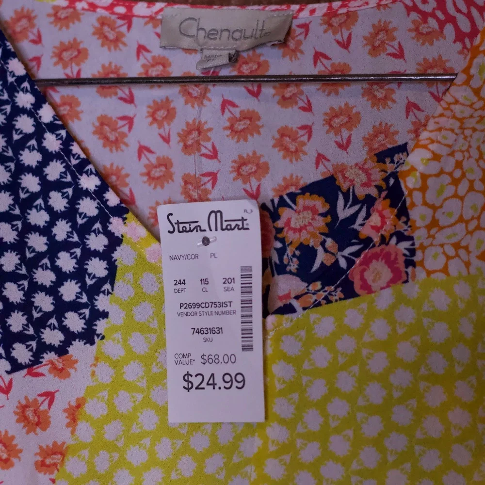 Spring Patch Work Blouse - Picture 3 of 3